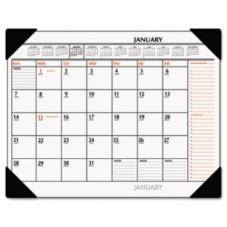 At A Glance Two Color Monthly Desk Pad Calendar, 22 x 17, 2013