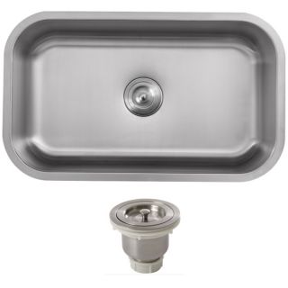 Ticor 31.5 inch Stainless Steel 16 gauge Undermount Single Bowl