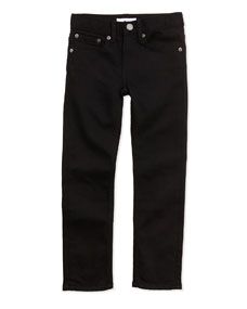 Burberry Skinny Five Pocket Jeans, Black, 4Y 14Y