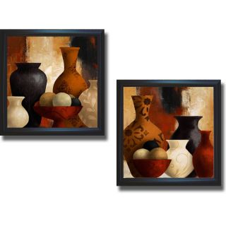Lanie Loreth Spiced Vessels I and II Framed 2 piece Canvas Art Set