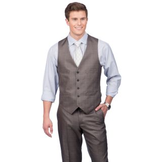 Kenneth Cole Crème Label Mens Slim Fit Grey Suit Separates Vest