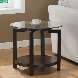 Tanner Espresso End Table with Shelf   Shopping   Great