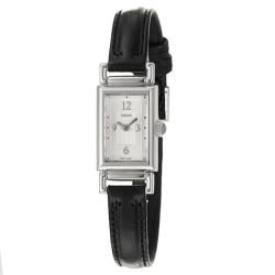 Coach Madison Womens Silver Dial Leather Watch  