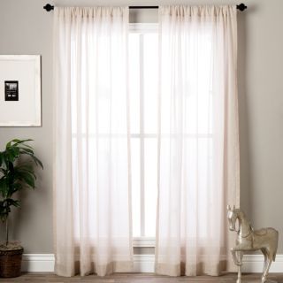 EFF Tumbleweed Faux Linen Sheer Curtain Panel   14668436  