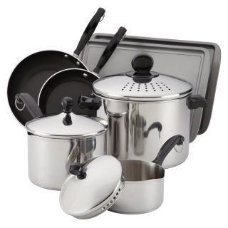 Farberware Classic 10 pc. Cook and Strain Cookware Set