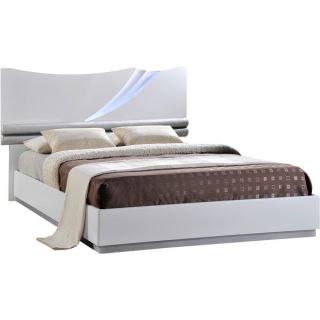 Christopher Knight Home Bordeaux Gloss White King, Queen Bed