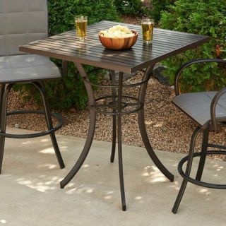 Outdoor GreatRoom Empire Square Pub Table   Patio Dining Tables