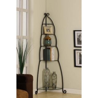 InRoom Designs 72 Corner Bookcase