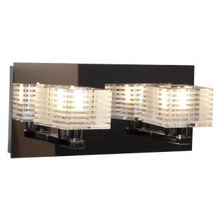 Access Lighting Sophie 62281 CH/CLFR 2 Light Vanity   Bathroom Vanity Lights