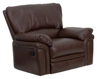 Flash Furniture Extra Wide Leather Rocker Recliner