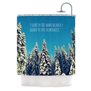 Went to the Woods by Robin Dickinson Shower Curtain by KESS InHouse