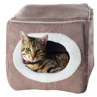 PAW Cozy Cave Enclosed Cube Pet Bed   Dog Beds