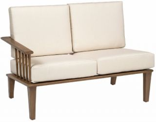 Woodard Van Dyke Right Arm Facing Sectional Loveseat   Outdoor Sectional Pieces