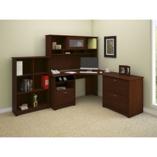 Bush Cabot Corner Desk Office Suite With File