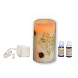 CandleTek Lavender Aroma Therapy Flameless Candle   12992819