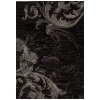Rug Squared Calistoga Black/ Grey Rug (93 x 129)