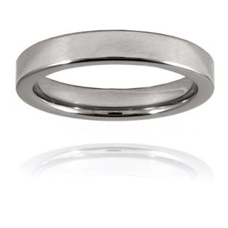 West Coast Jewelry Mens Tungsten Pipe cut Comfort Fit Ring