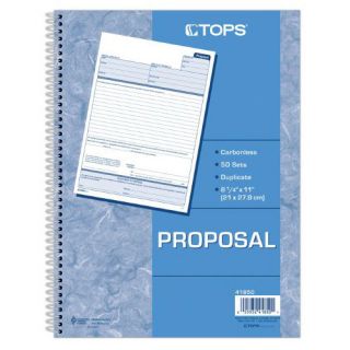 Part Carbonless Proposal Book