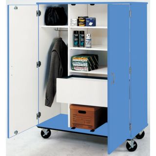 Mobiles Wardrobe with File Drawer by Stevens ID Systems