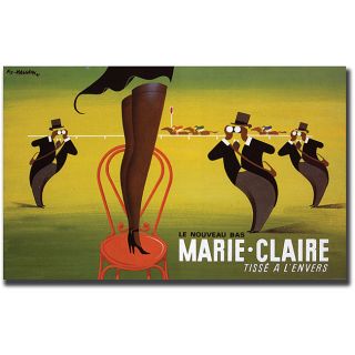 Pierre Fix Masseau Le Nouveau Bas Marie Claire Canvas Art