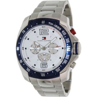 Tommy Hilfiger Mens 1790871 Silver Stainless Steel Analog Quartz