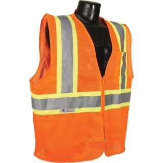 Radians Class 2 Two-Tone Economy Mesh Safety Vest  Safety Vests