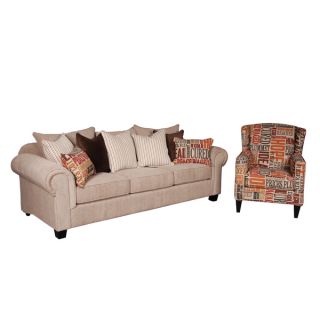 Christopher Knight Home Devore Oversized Beige Fabric Sofa and Flash