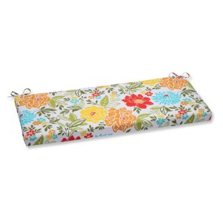 Pillow Perfect Spring Bling Multi 45 in. Bench Cushion   Outdoor Cushions
