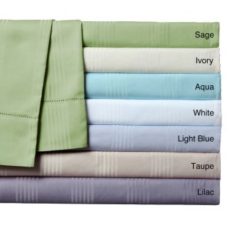 Sedona Woven Stripe Cotton Rich 400 Thread count 4 piece Sheet Sets