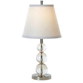 INSPIRE Q Quinn Crystal Mercury Base 2 Light Accent Table Lamp