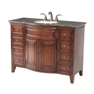 Stufurhome Yorktown 48 In. Single Bathroom Vanity   Single Sink Vanities