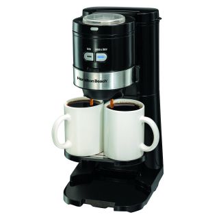 Hamilton Beach Coffee Maker, Grind and Brew Single Serve, Black (49989