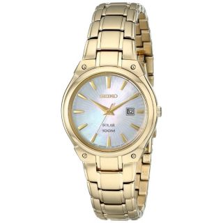 Seiko Womens SUT1304 Stainless Steel Gold Tone Watch   17196506