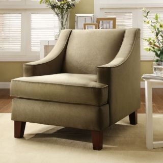 Copely Microfiber Chair   Taupe   Accent Chairs