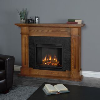 Real Flame Kipling Burnished Oak Electric Fireplace