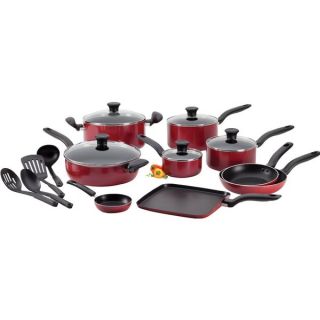 Fal A777SI64 Red Initiatives 18 piece Cookware Set  
