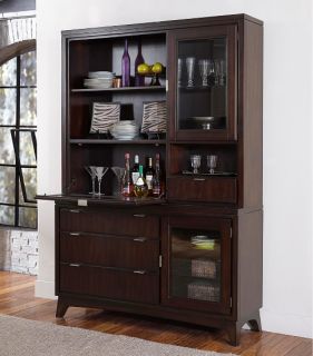 Hillsdale Denmark Buffet and Hutch   China Cabinets
