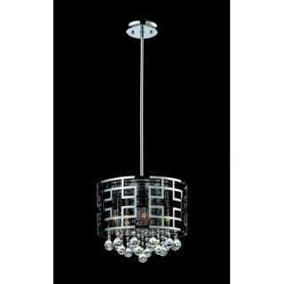 Mirach 6 Light Crystal Chandelier in Chrome
