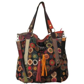 Amerileather Lloyd Multicolor Leather Tote   Shopping