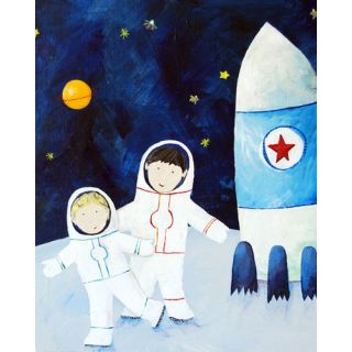 Cici Art Factory Brothers on The Moon Paper Print