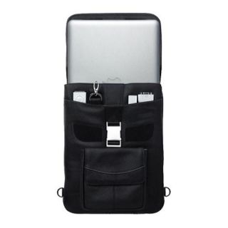 MacCase 13in Premium Leather MacBook Pro Flight Jacket Black