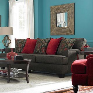 Westport Walnut Upholstered Sofa