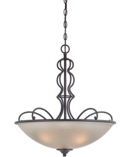 Designers Fountain 85531 NI Tangier Inverted Pendant   21.25W in.   Natural Iron   Pendant Lights