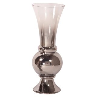 Howard Elliott Smokey Glass Fluted Vase   Vases
