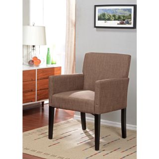 Baxton Studio Brittany Upholstered Button Tufted Modern Club Chair