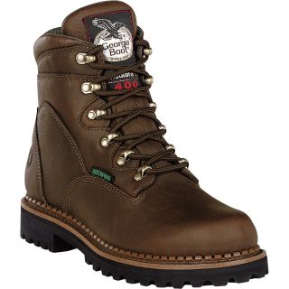 Georgia Renegades 6in. Waterproof Steel Toe EH Work Boots —  Tumbled Chocolate, Size 10 Wide, Model# G6303