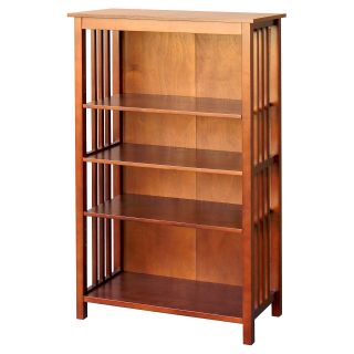 DonnieAnn Hollydale 50 in. Bookcase   Chestnut   Bookcases
