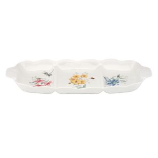 Lenox Butterfly Meadow Divided Serving Dish
