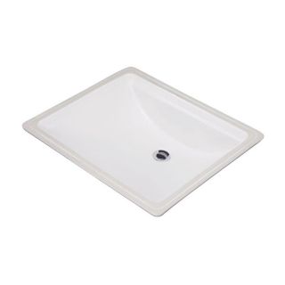 Gerber Logan Square G0012760 Undermount Sink   White   Bathroom Sinks
