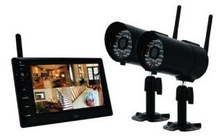 First Alert DWS 472 4 Channel Digital Wireless DVR Surveillance System   Home Security